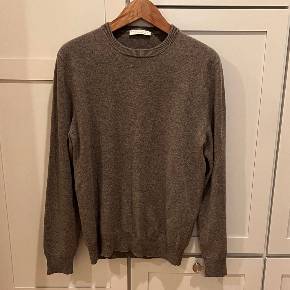 Men’s Luca Faloni Crew Neck cashmere sweater size XL